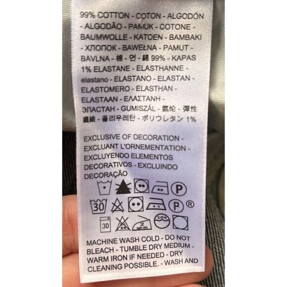 NWT Levi’s Wedgie Straight High Rise Jean in Salsa Charleston Outlasted, 24 X 28 - Picture 15 of 16